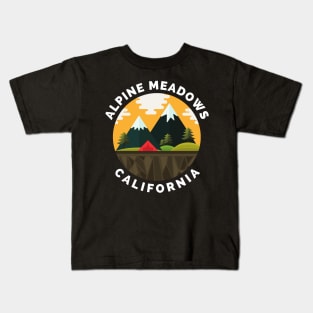 Alpine Meadows Ski Snowboard Mountain California Yosemite - Travel Kids T-Shirt